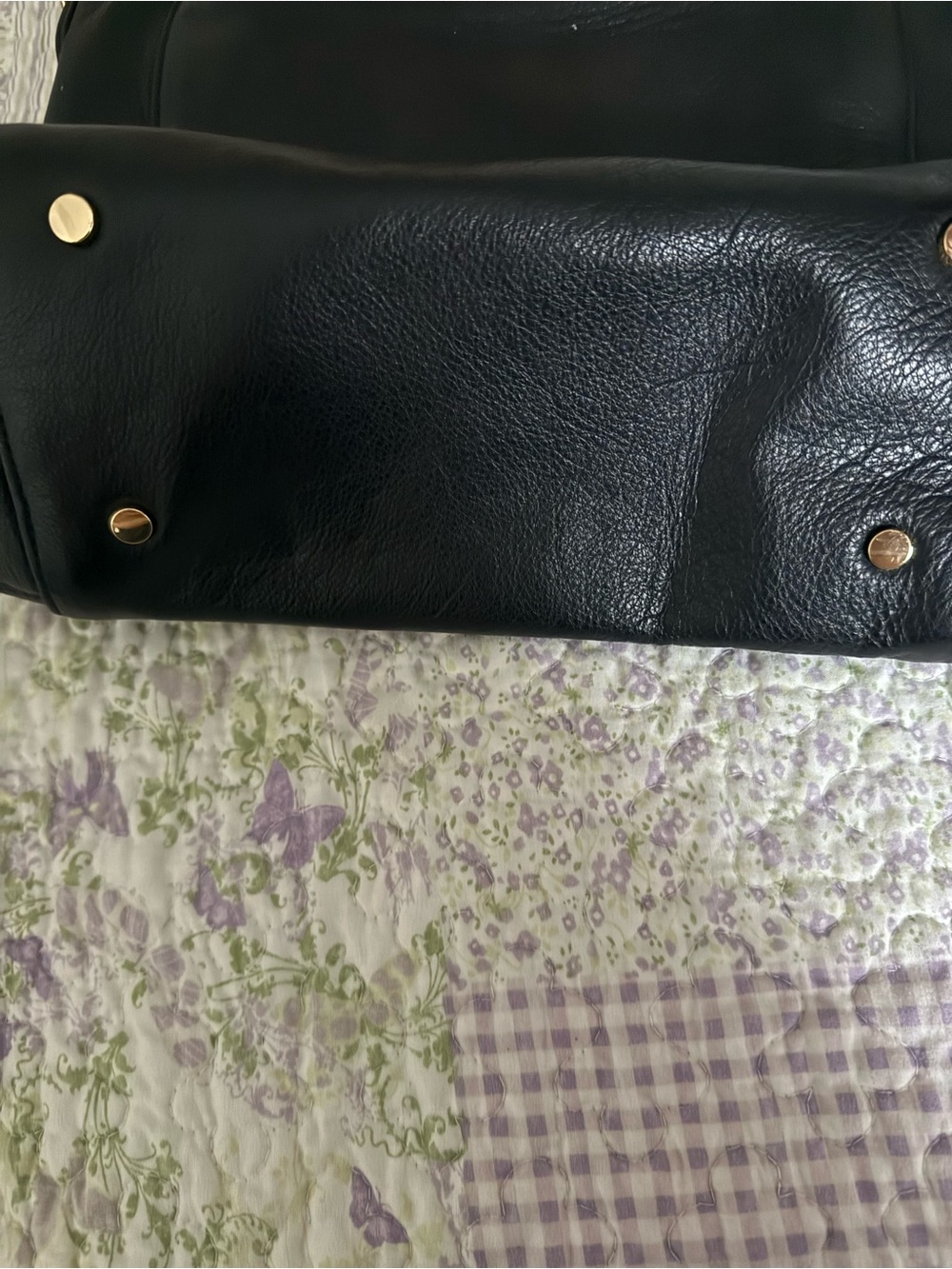 Lily Jade Brittany Leather Tote Bag with Tassel Accent - Picture 10 of 10